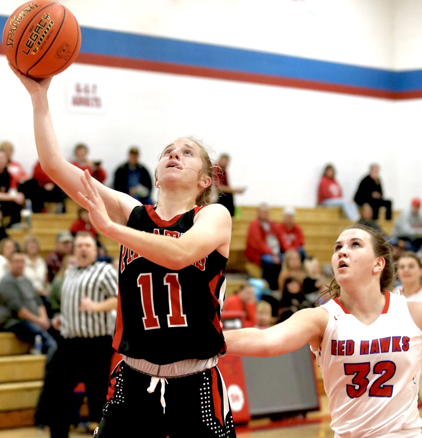 Emma Mann with the Layup